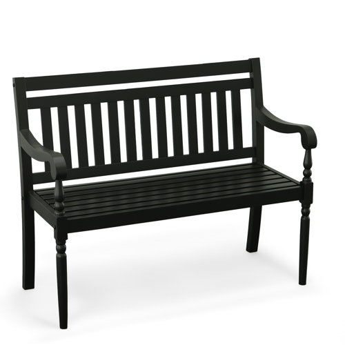 Black Outdoor Benches You'll Love | Wayfair